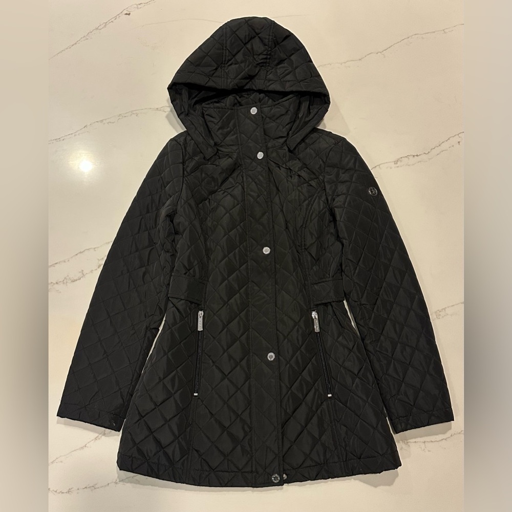 Calvin Klein Women Black Quilted Jacket